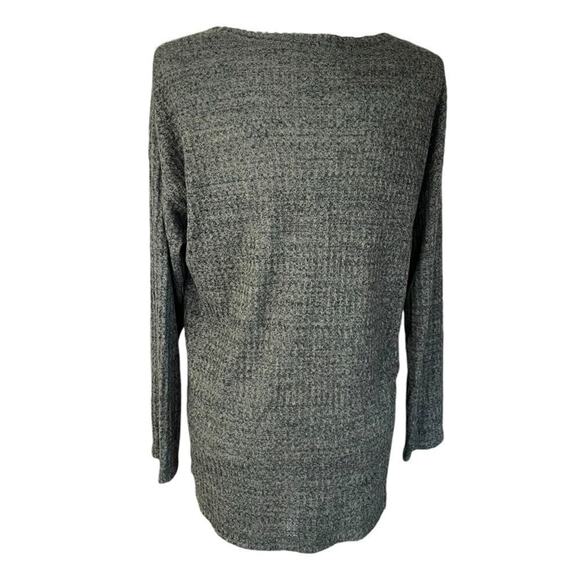 American Eagle Hunter Green Waffle-Knit Comfy Lightweight Basic Tunic-‎ Medium - Picture 4 of 11